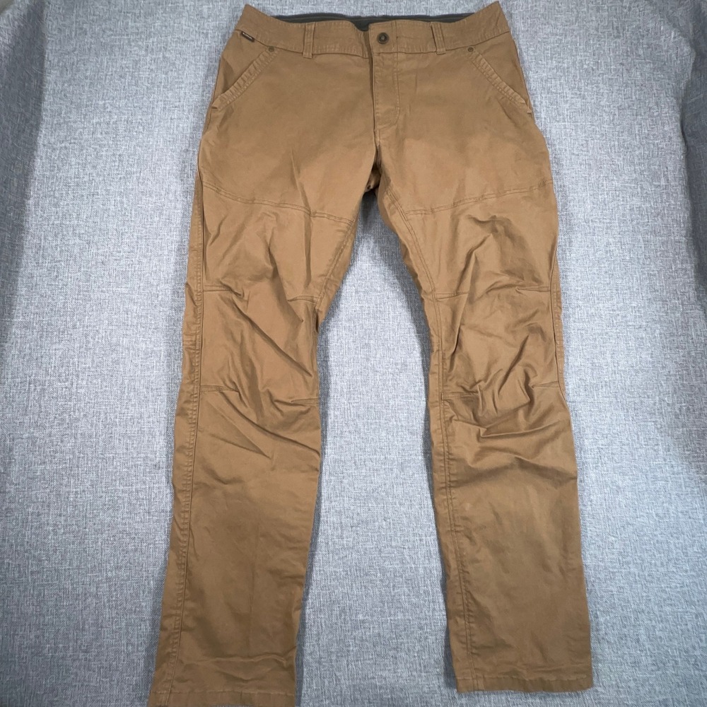 Kuhl Free Generatr Pants Mens 36x32 Brown Cotton Stretch Tactical Hiking Utility